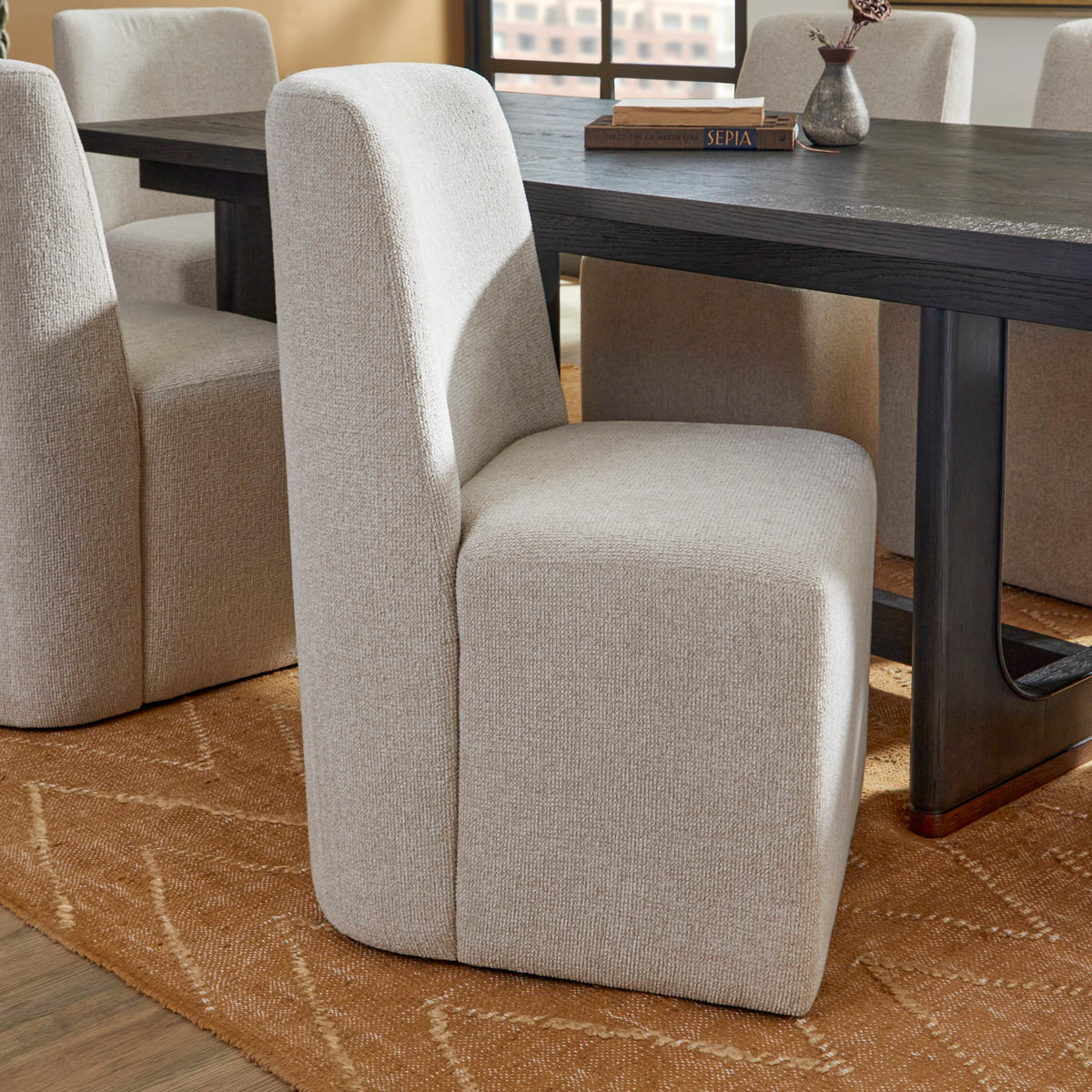 Flexsteel Waterfall Pair of Upholstered Dining Chairs