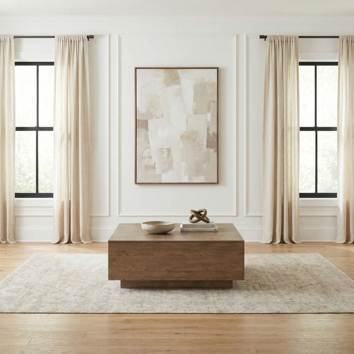 Artisan Home - Square Cocktail Table - Sienna Stone