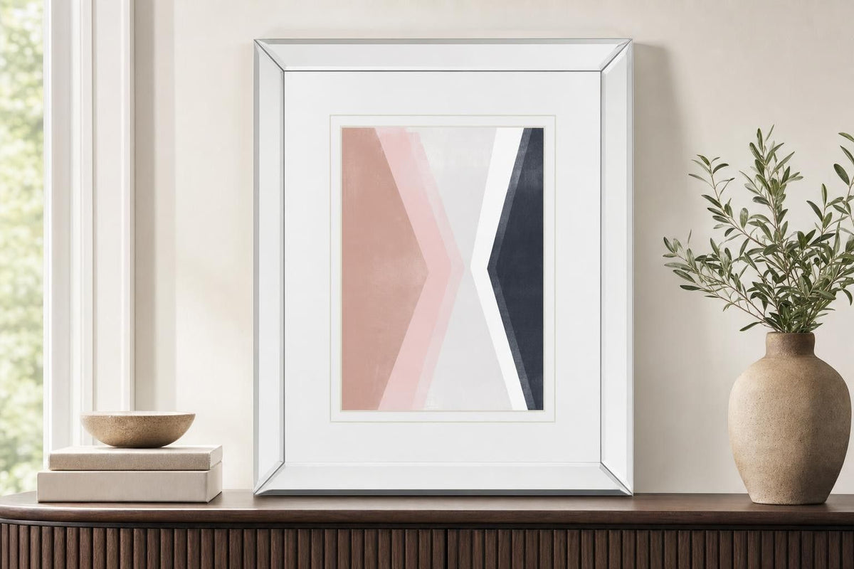 Casual Angle I By June Erica Vess - Pink