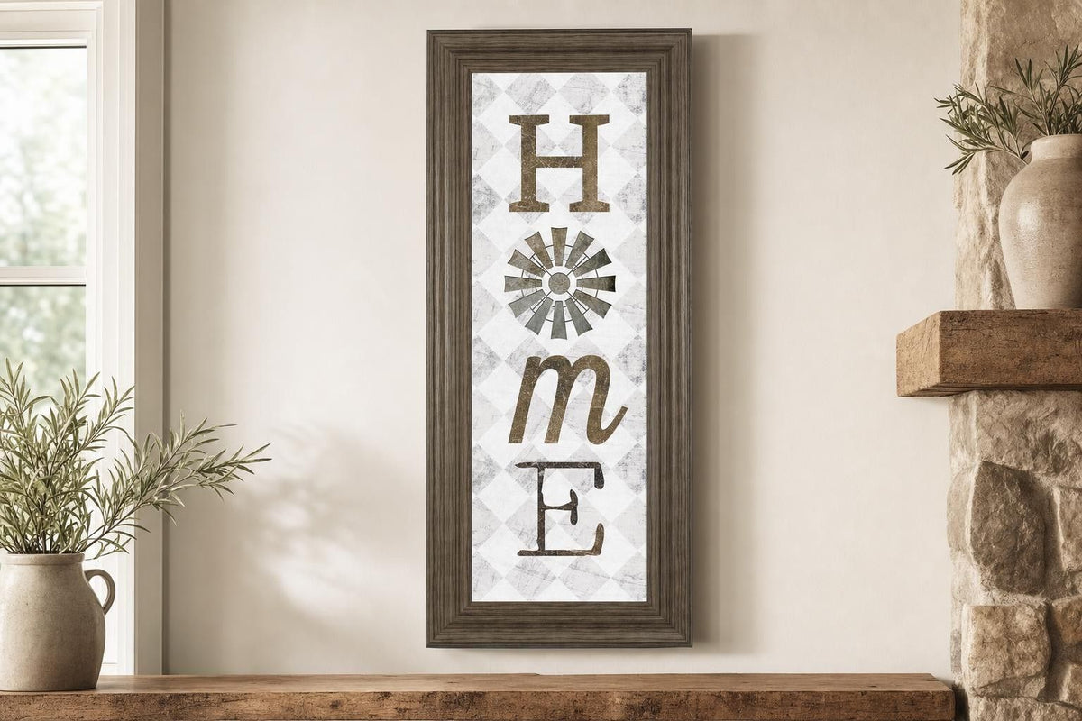 Home With Windmill Il By Marla Rae - Silver