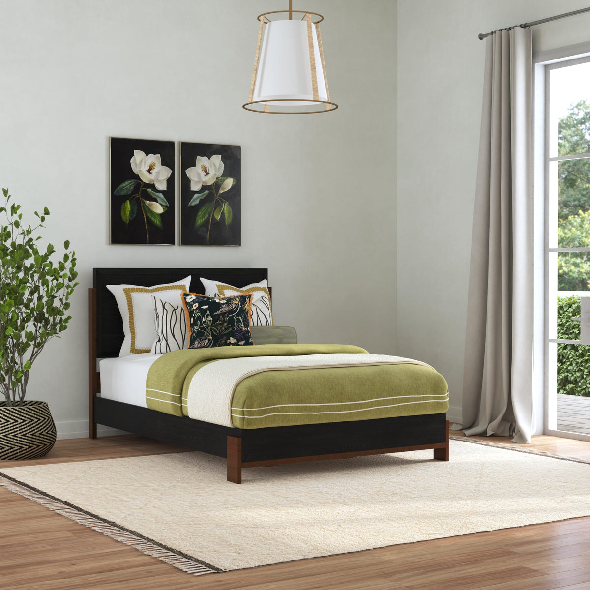 Flexsteel Waterfall Queen Panel Bed