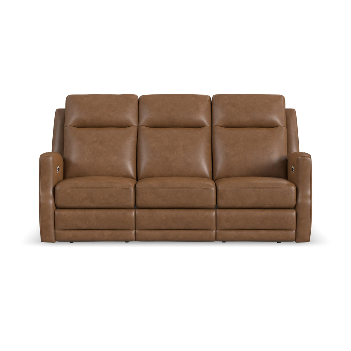 Flexsteel Maxwell Power Reclining Sofa with Power Headrests and Lumbar