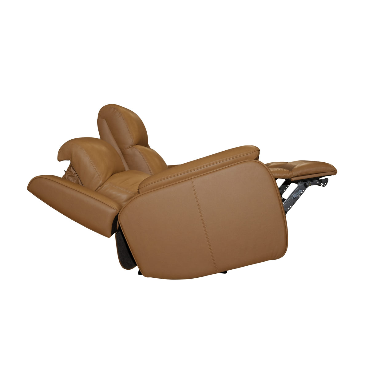 Flexsteel Ziggy Power Reclining Sofa with Power Headrest, Lumbar, Heat & Massage