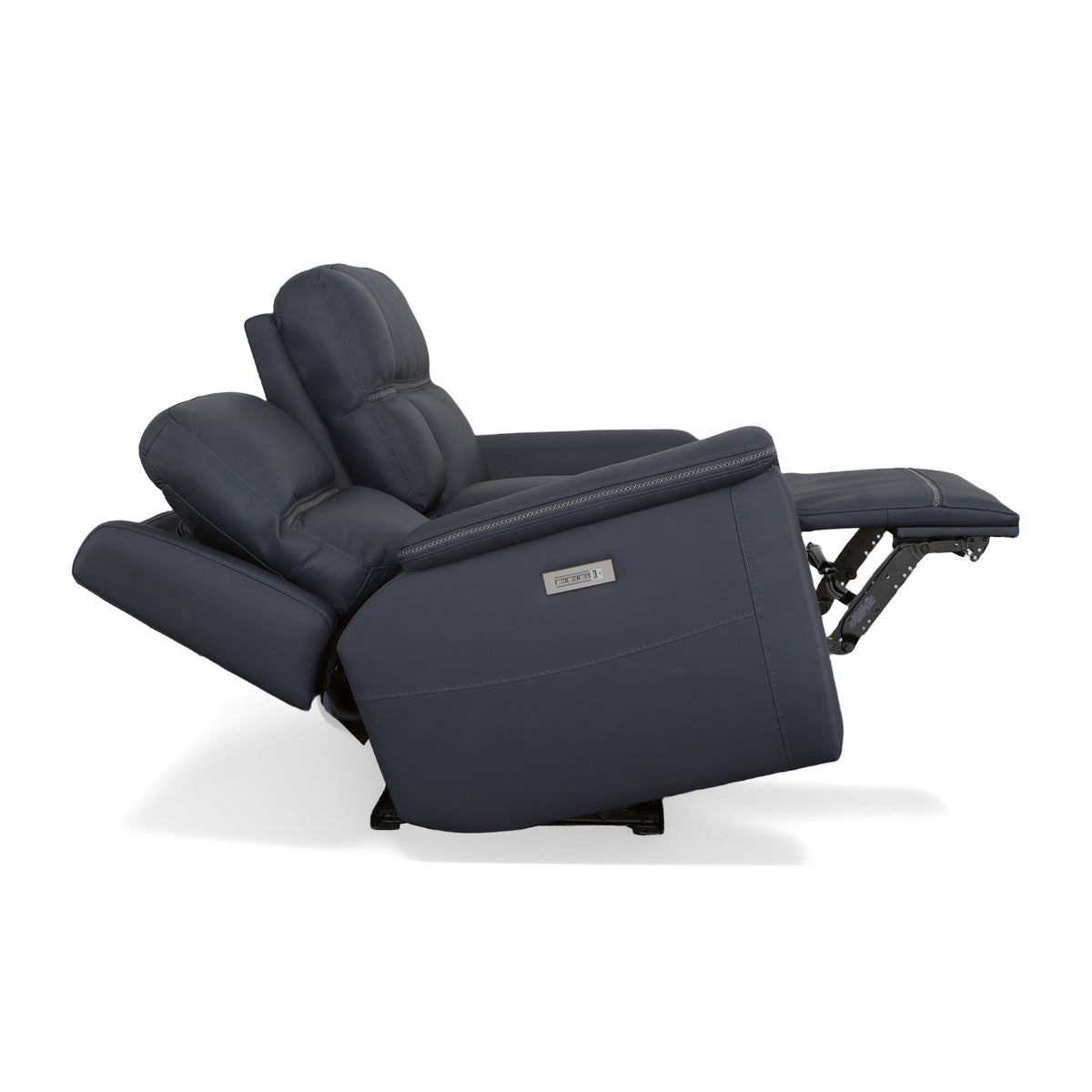 Flexsteel Sawyer Pwr Recl Loveseat w/ Console, Pwr Hdrsts, Lumbar