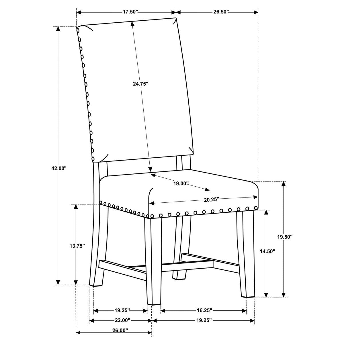Twain Upholstered Dining Side Chair (Set of 2)