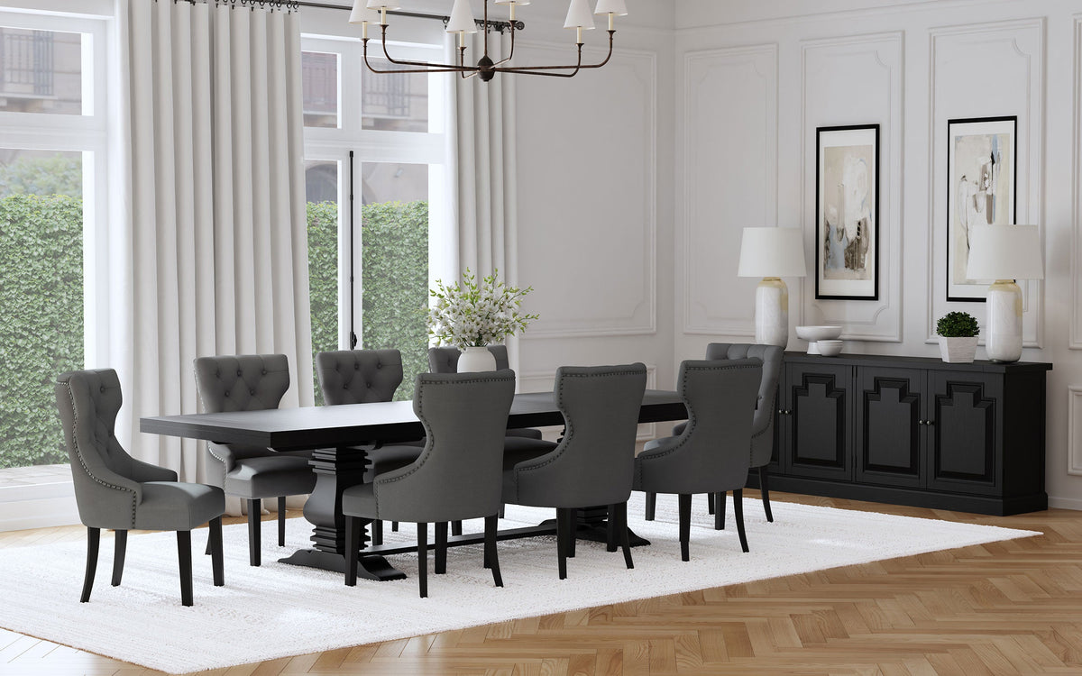 Florence 126-inch Extension Dining Table Set