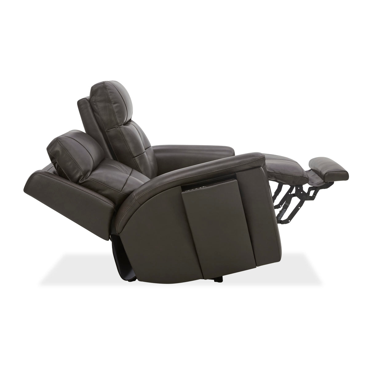 Flexsteel Ranger Power Reclining Loveseat with Power Headrest, Lumbar, Heat & Massage