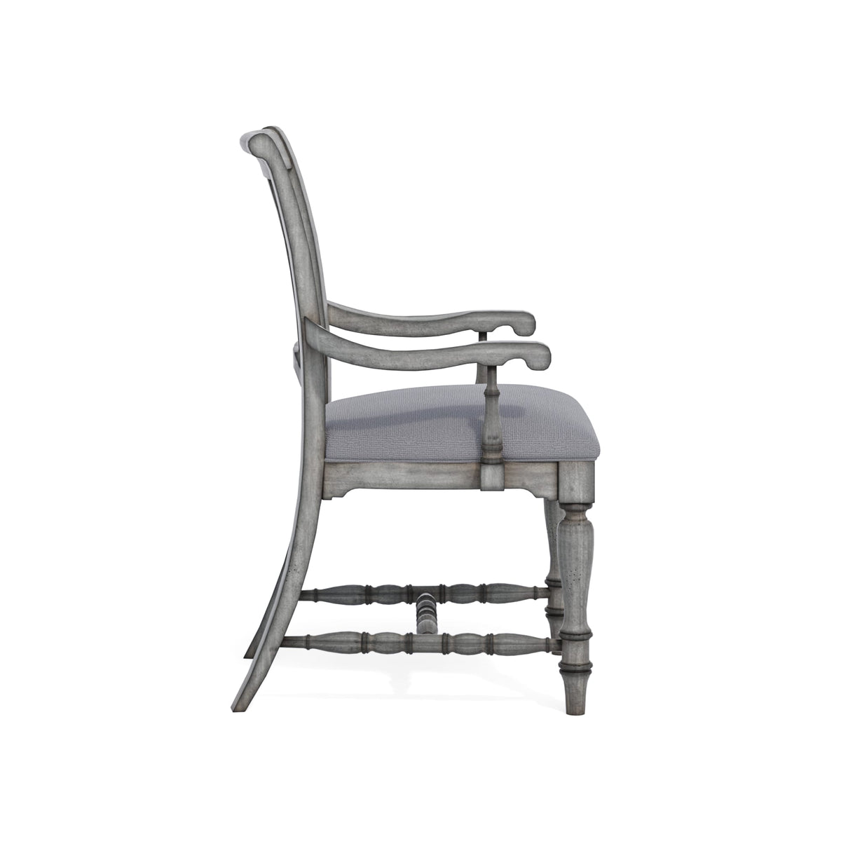 Flexsteel Plymouth Pair of Upholstered Arm Dining Chairs