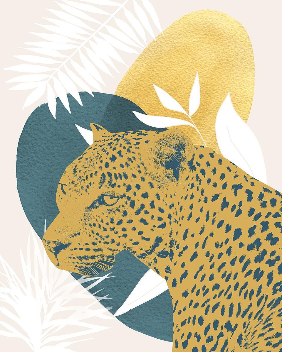Jungle Cat II By Carol Robinson - Yellow