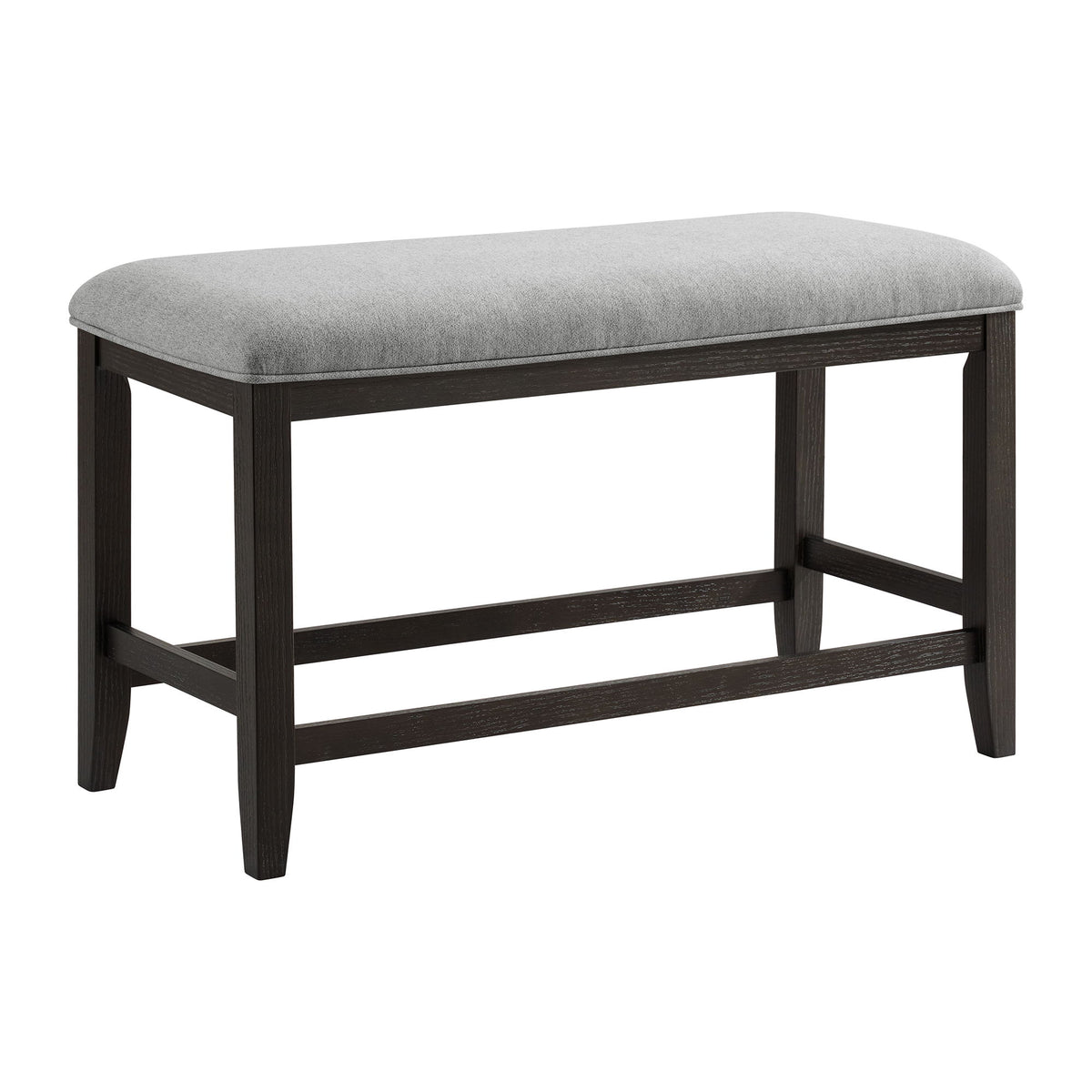 Elodie - Fabric Counter Bench - Charcoal / Gray