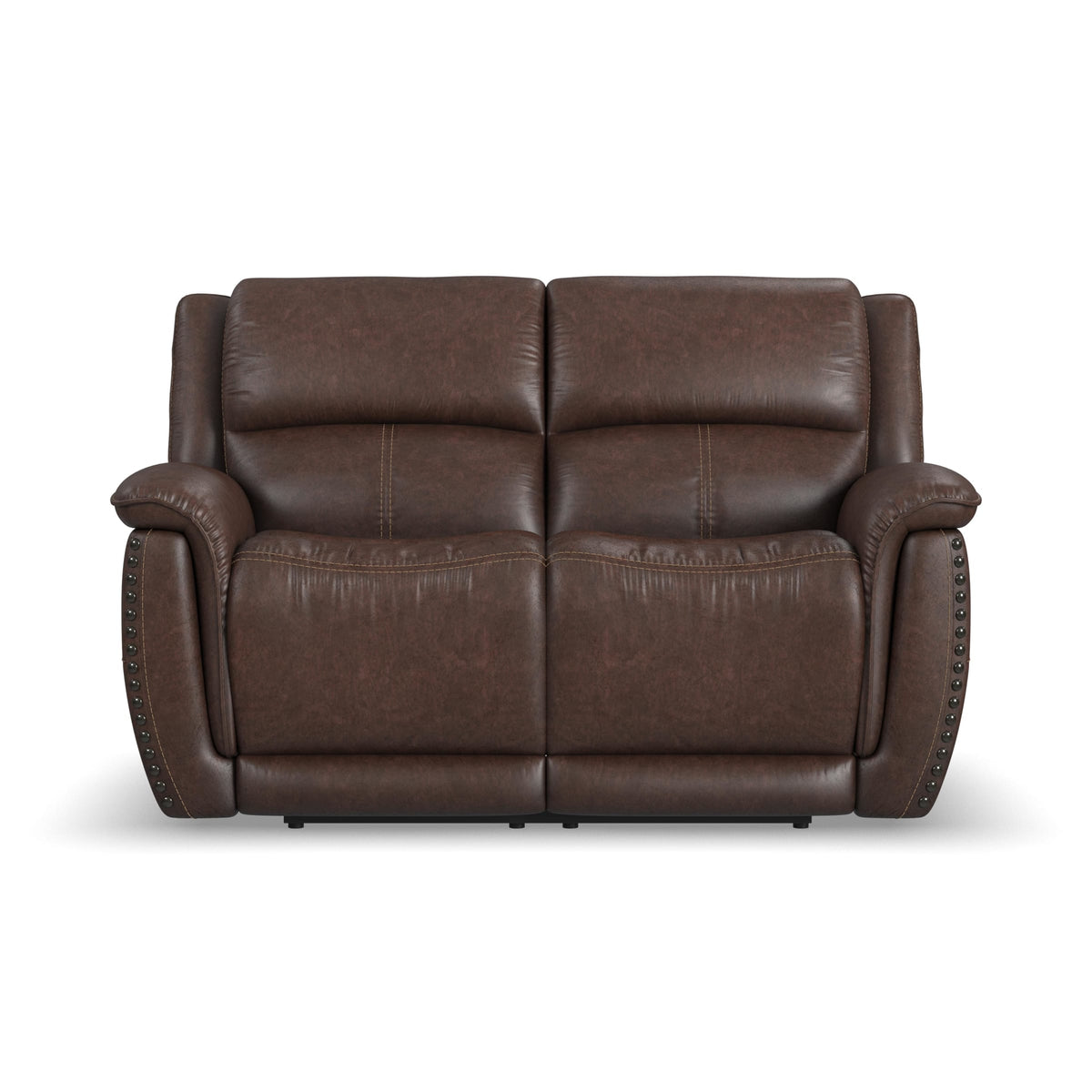 Flexsteel Beau Power Reclining Loveseat with Power Headrests