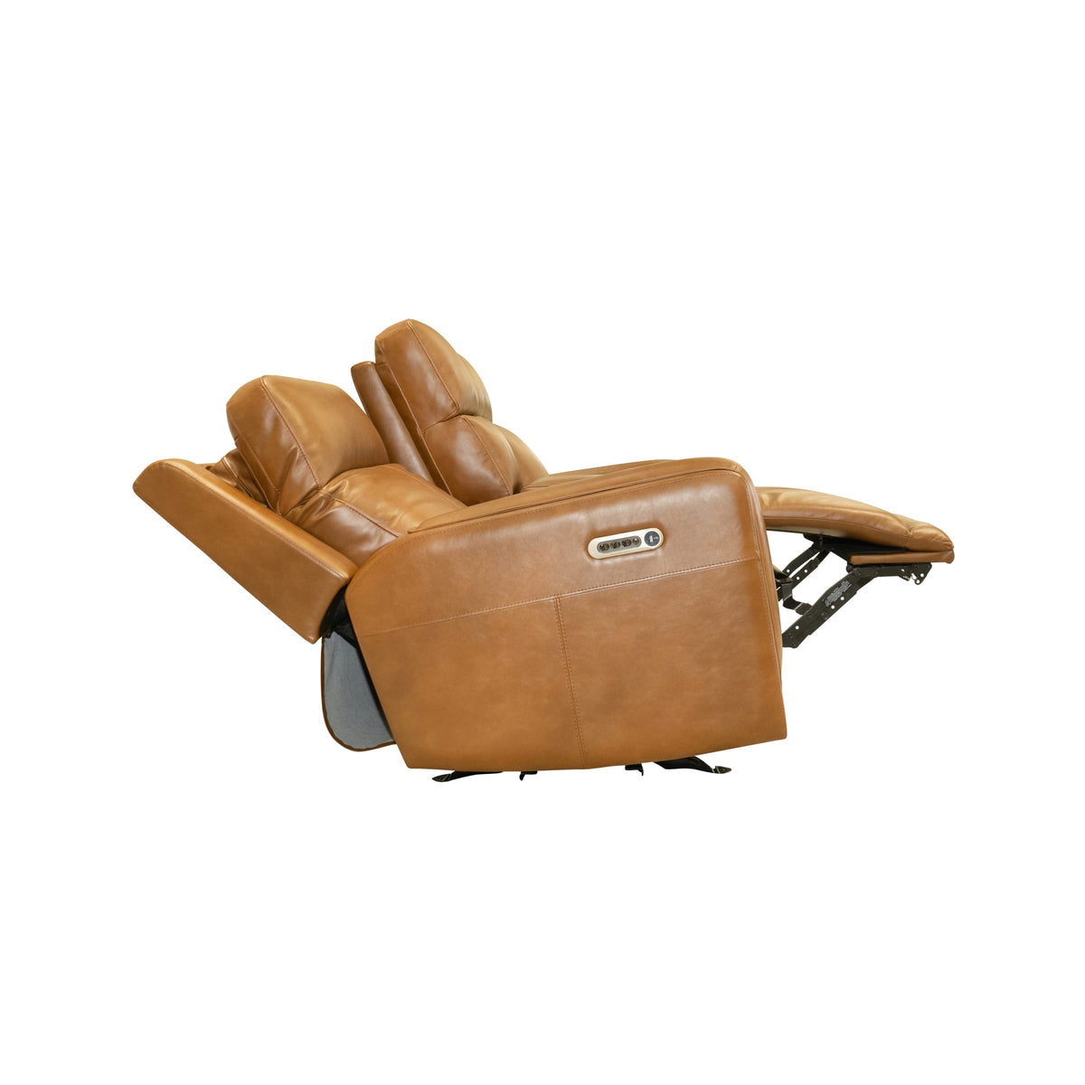 Flexsteel Alister Power Gliding Loveseat with Console, Power Headrests & Lumbar