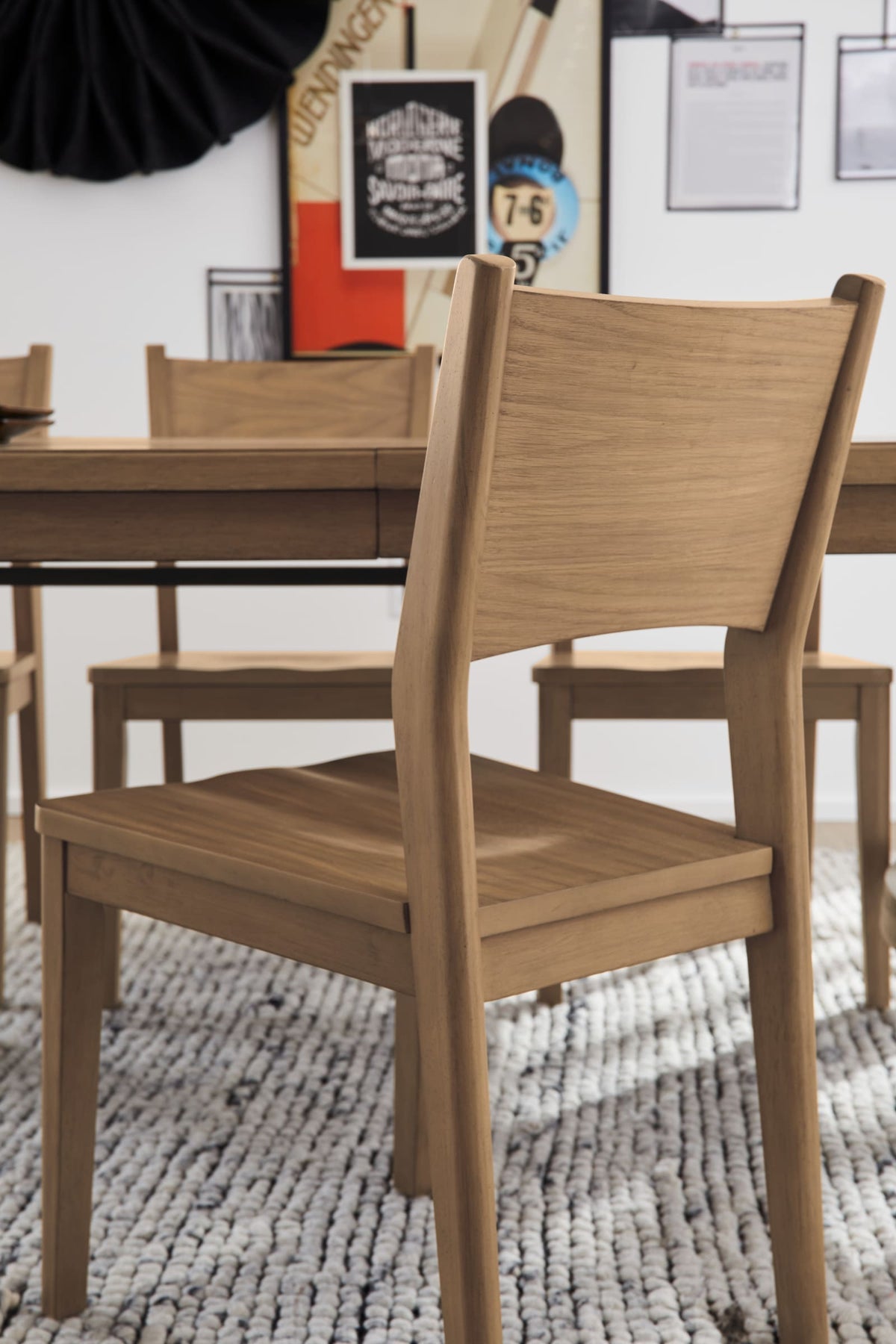 Flexsteel Normandy Pair of Wood Dining Chairs