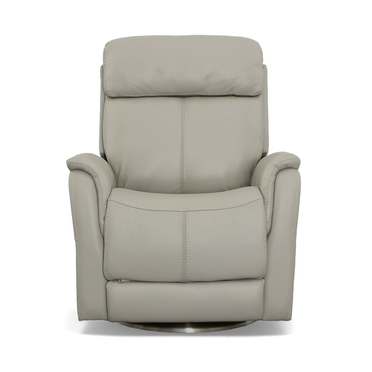 Flexsteel View Power Swivel Recliner with Power Headrest