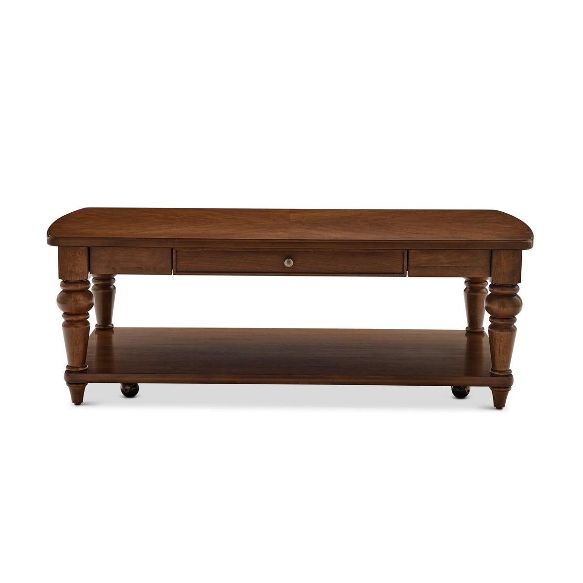 Flexsteel Bellevue Rectangular Coffee Table with Casters