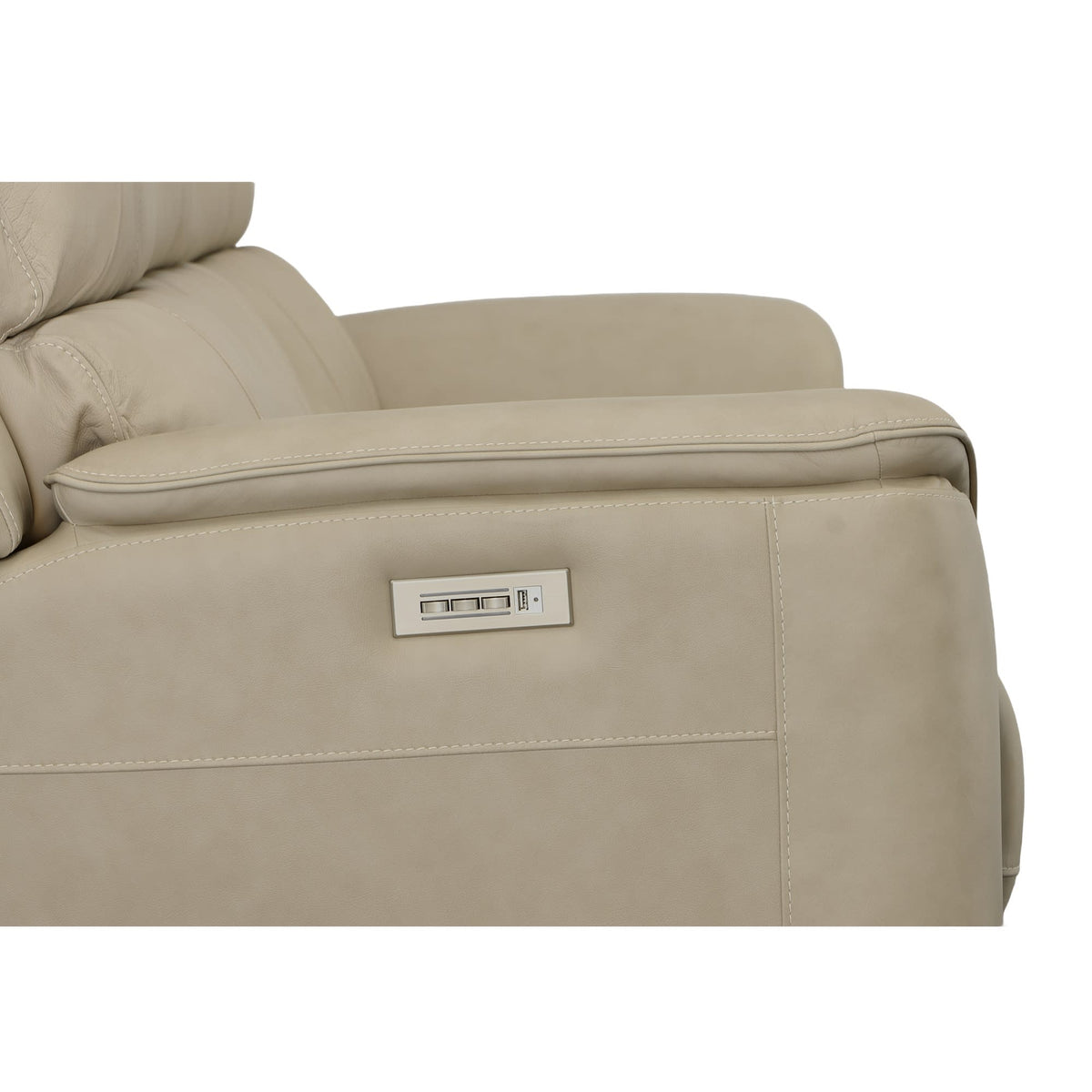 Flexsteel Henry Power Reclining Sofa with Power Headrests & Lumbar