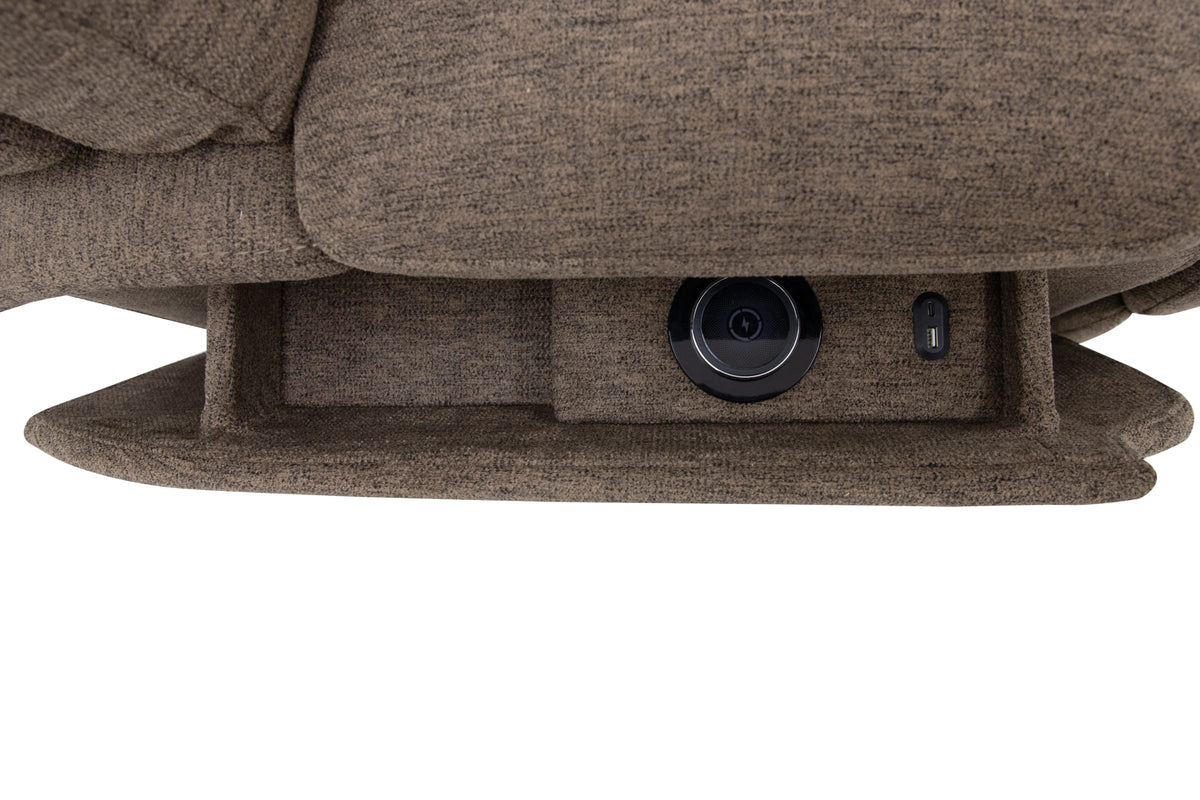 Flexsteel Zecliner Model 4+ Power Lift Recliner with Power Headrest & Lumbar, Heat & Massage