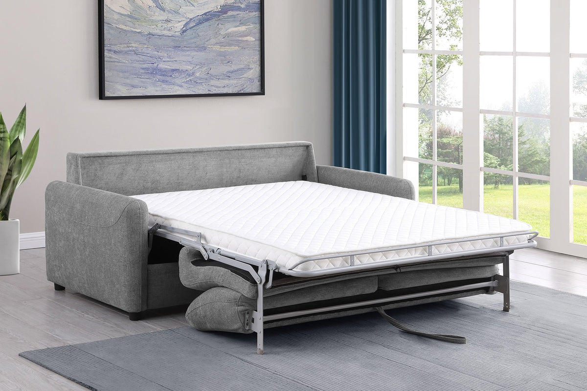 Rylie Upholstered Sofa Sleeper with Mattress