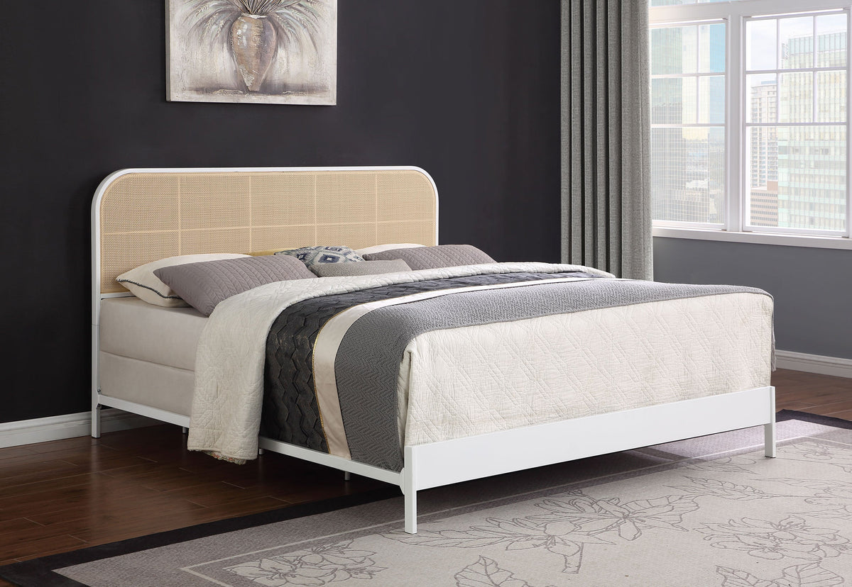 Amherst Radio Weave Rattan Metal Bed