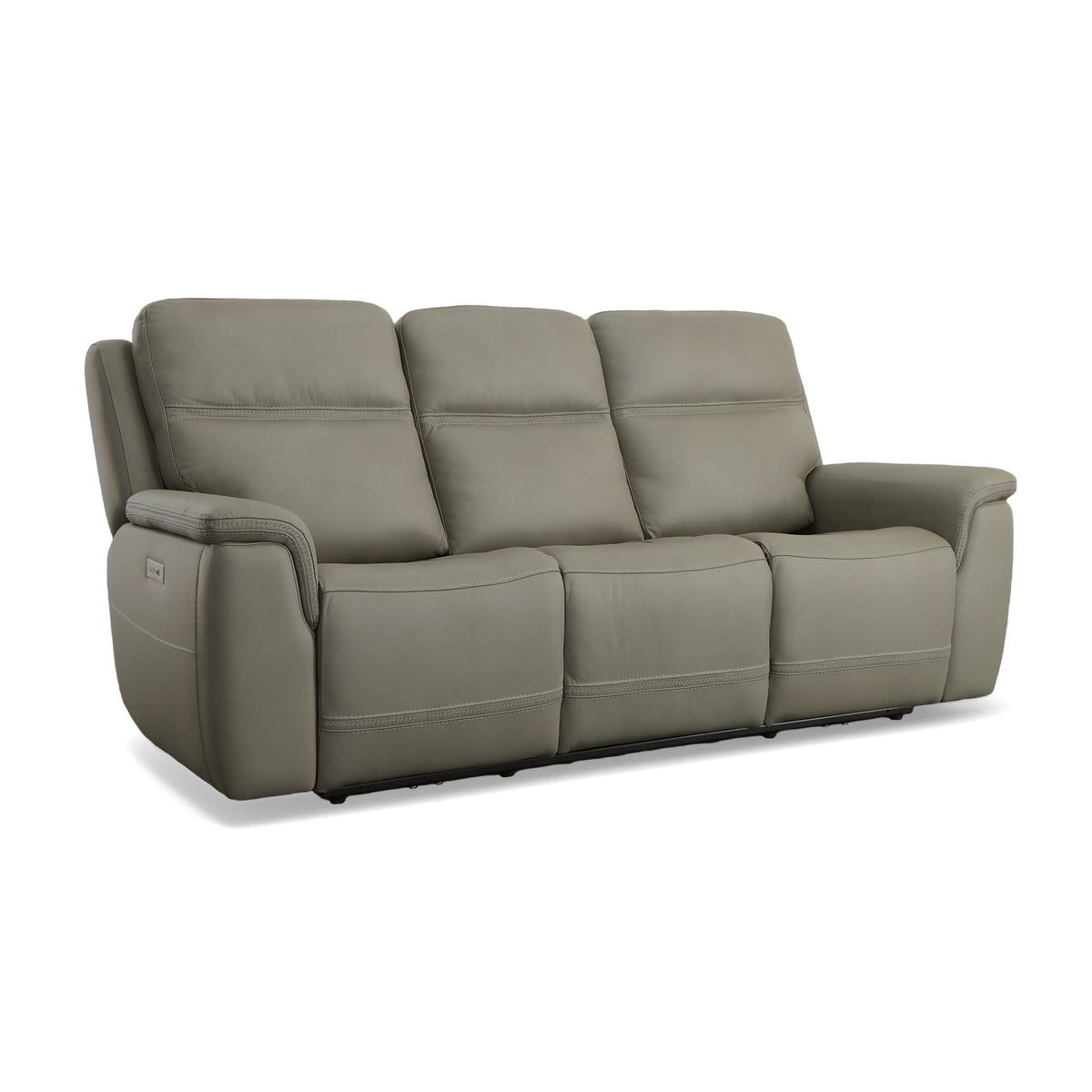 Flexsteel Sawyer Power Reclining Sofa with Power Headrests & Lumbar