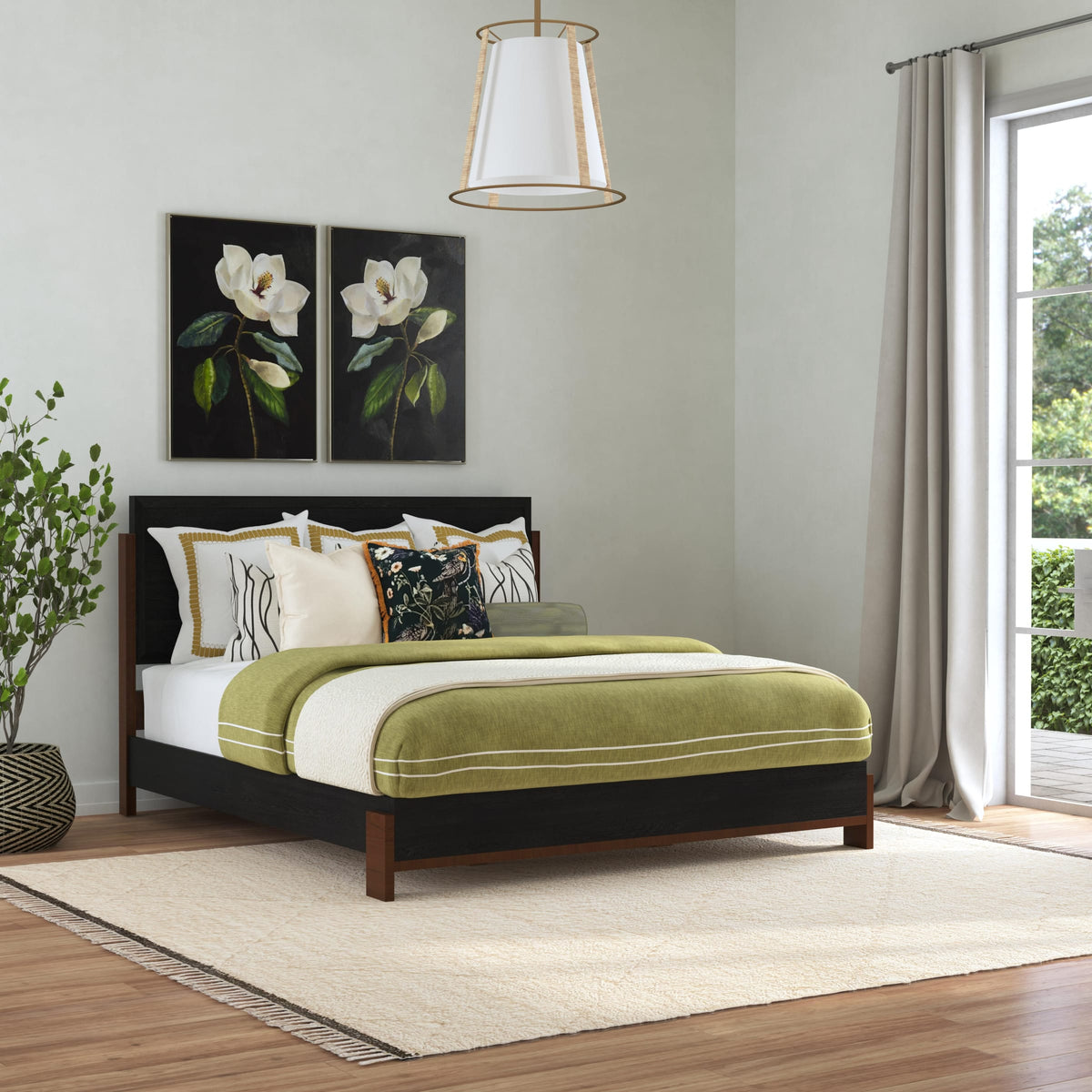 Flexsteel Waterfall King Panel Bed