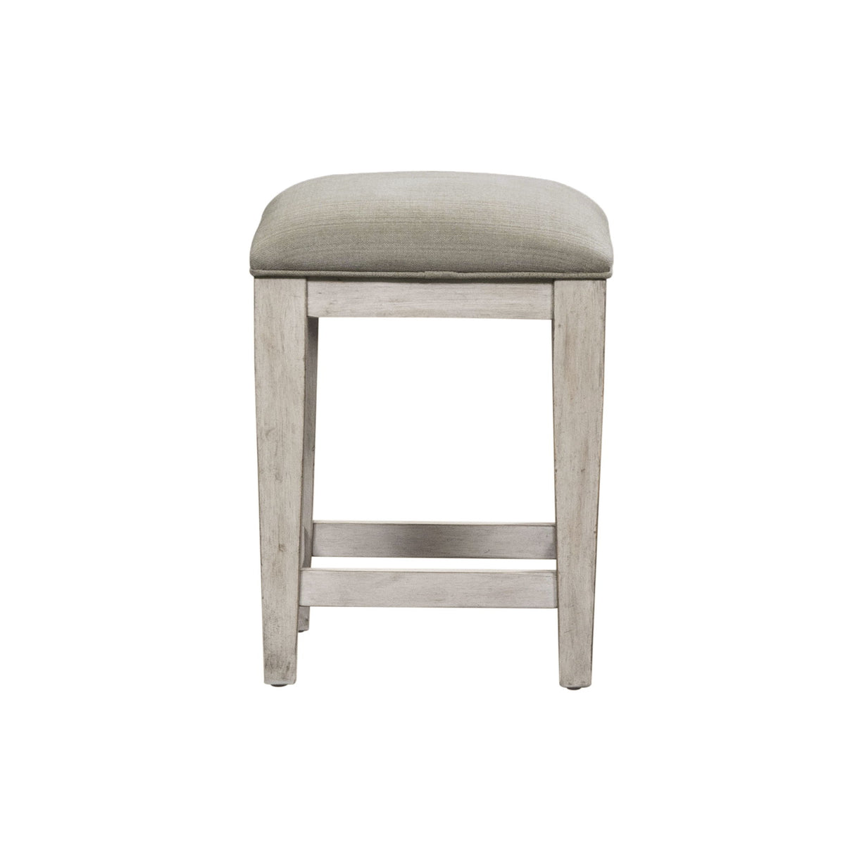 Heartland - Upholstered Console Stool - Antique White / Tobacco Tops