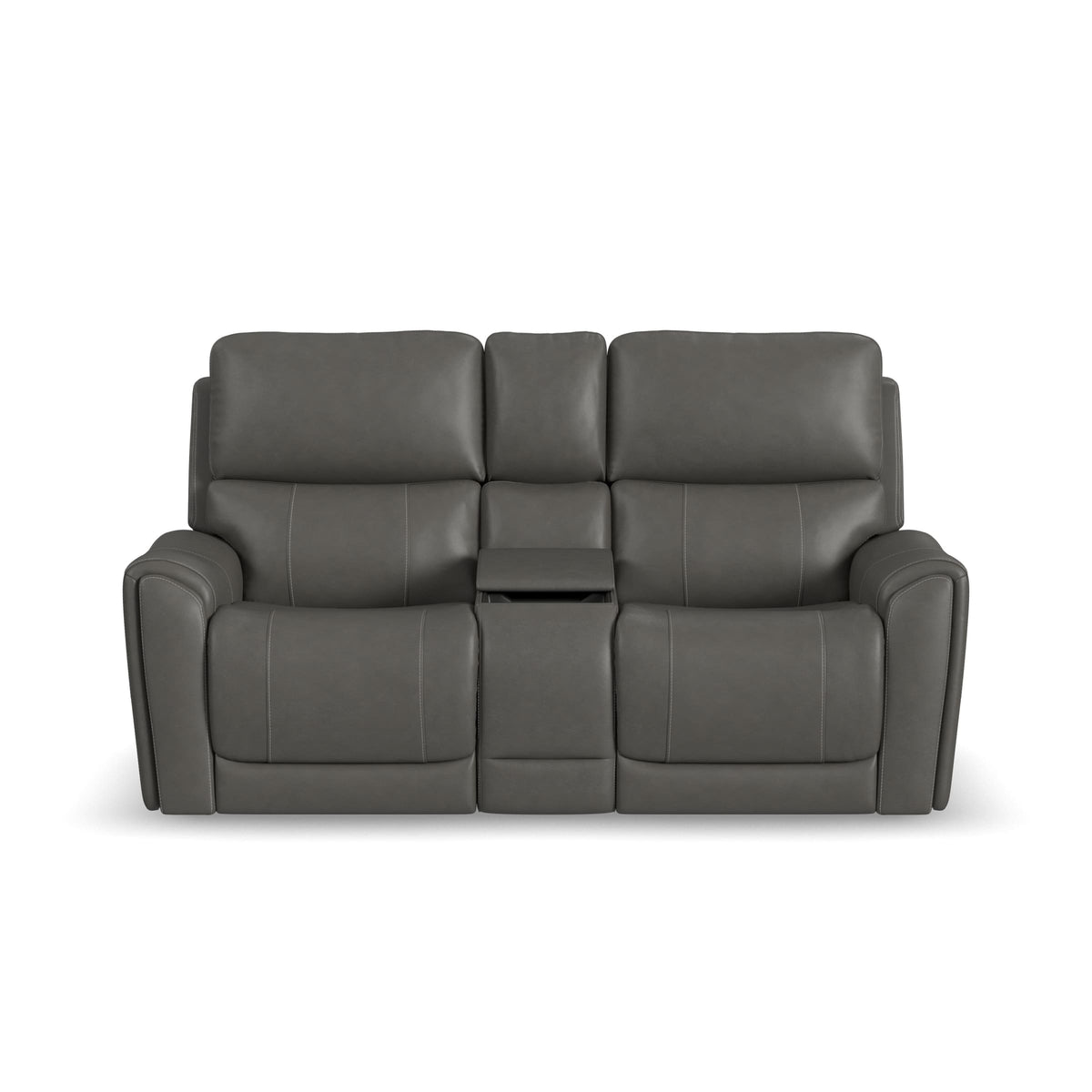 Flexsteel Carter Power Reclining Loveseat with Console & Power Headrests & Lumbar