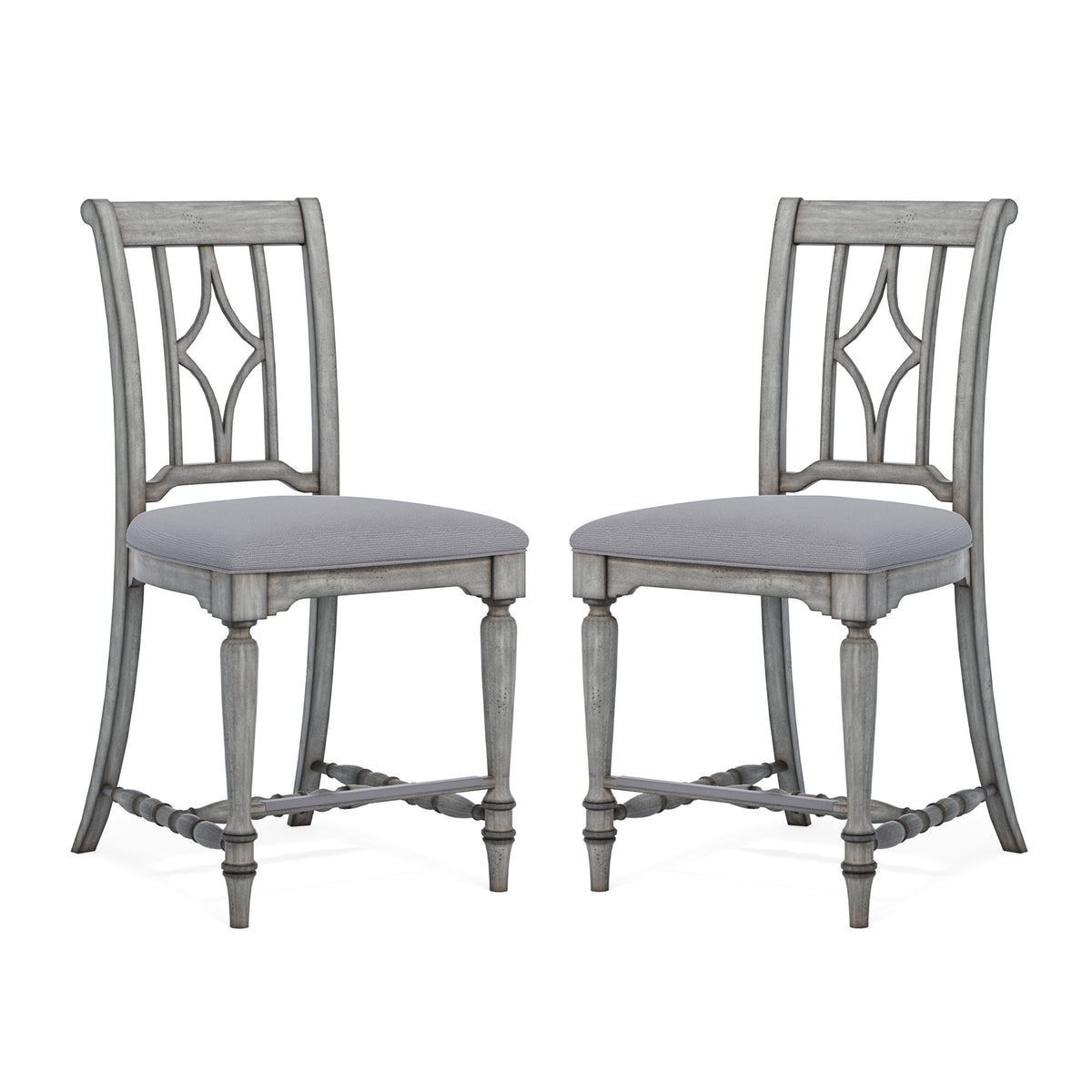Flexsteel Plymouth Pair of Armless Dining Chairs