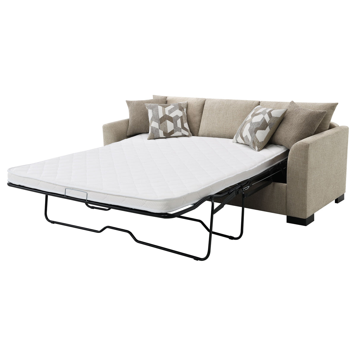 Storey Upholstered Sleeper Sectional Chaise Sofa