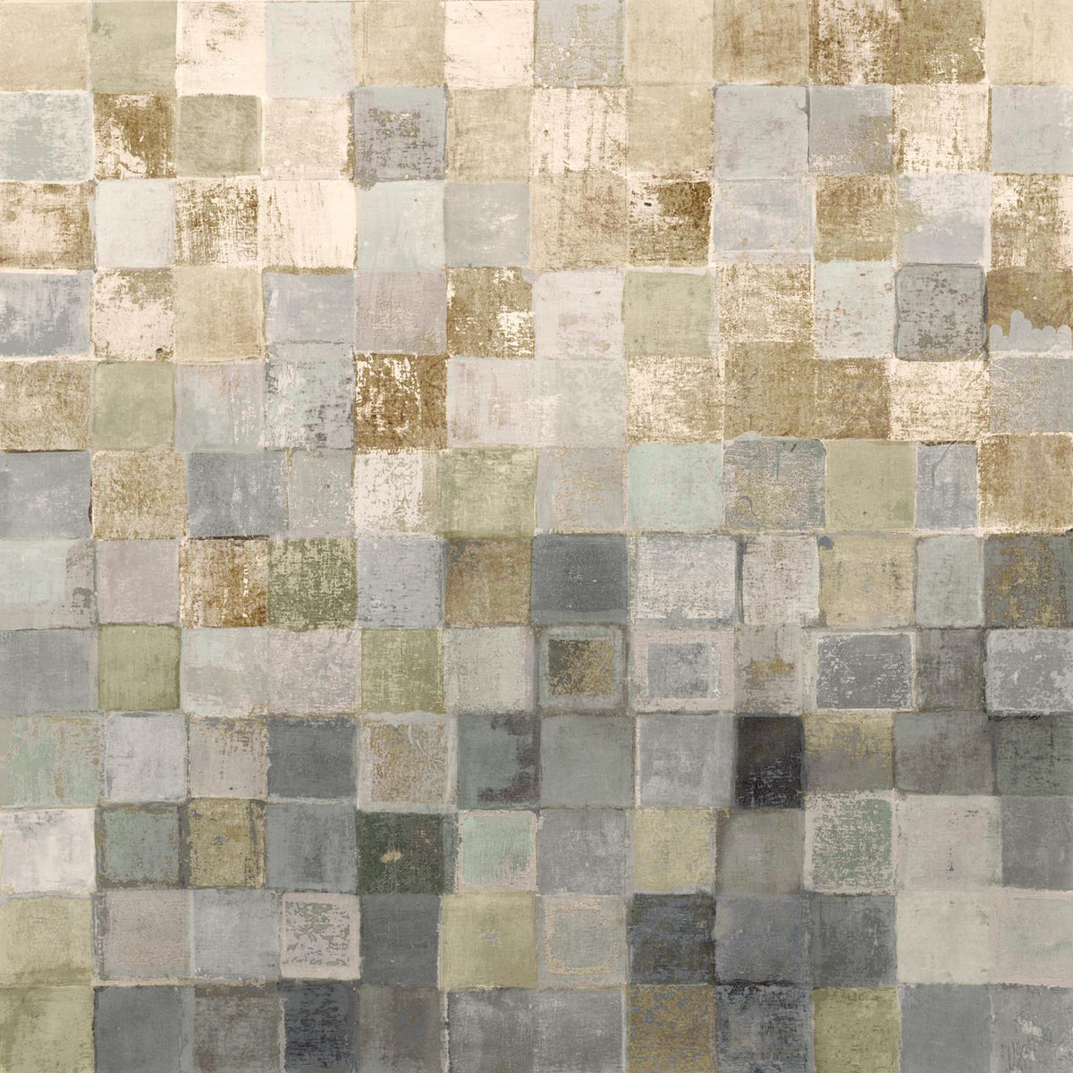 Footpath Abstract By Lorenzo Collective (Framed Small) - Beige