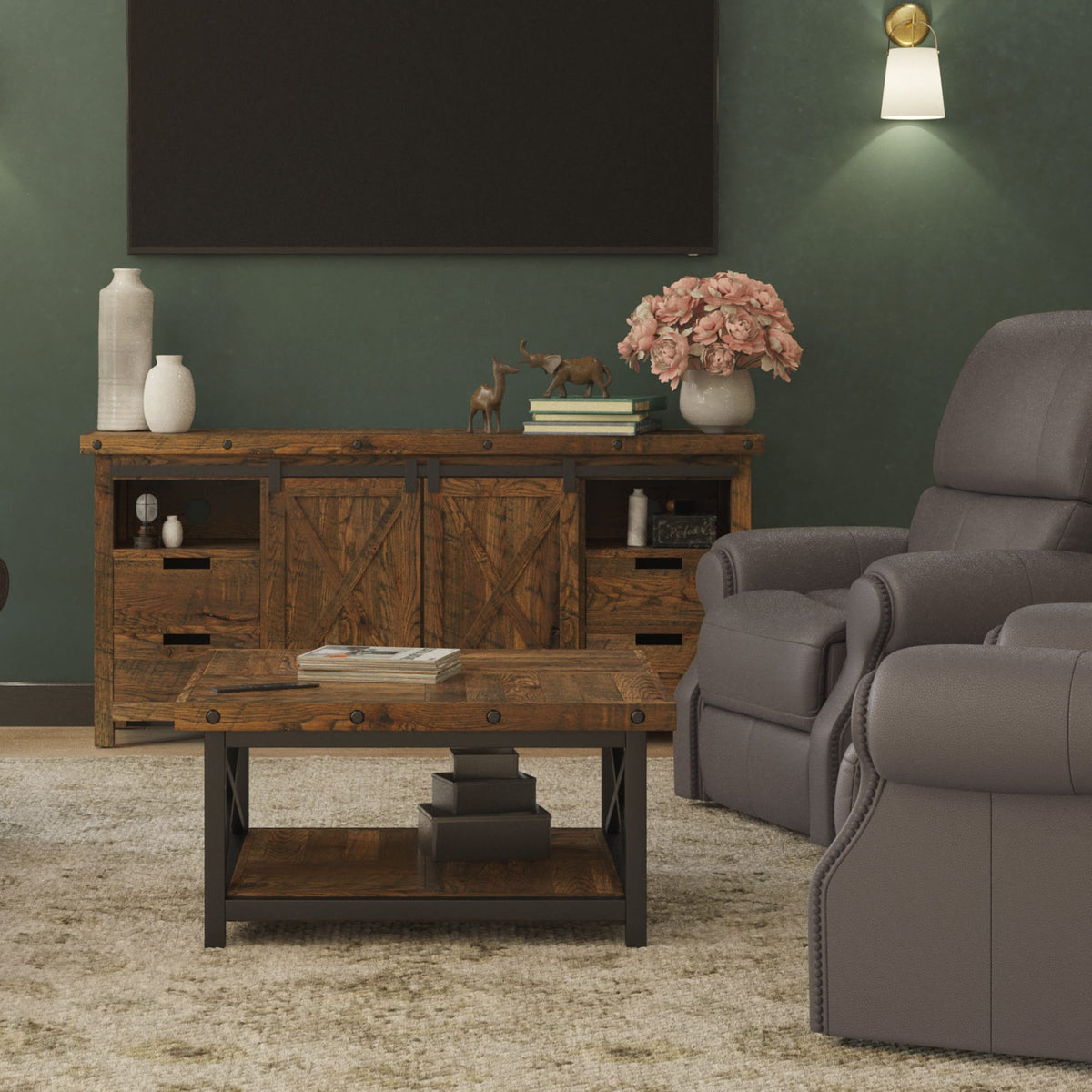 Flexsteel Carpenter Square Coffee Table