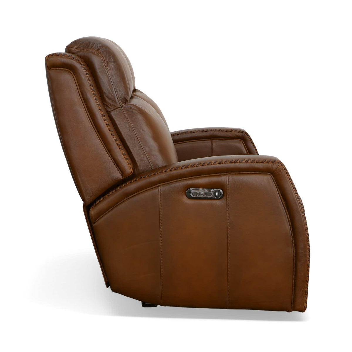Flexsteel Mustang Power Loveseat with Power Headrest