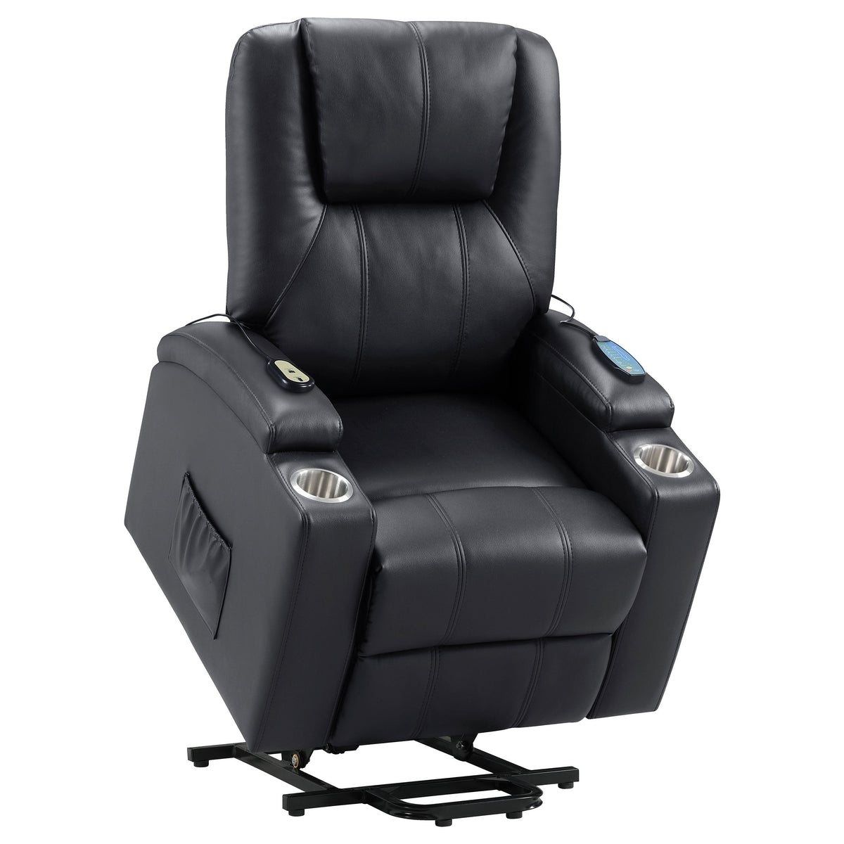 Armstrong Upholstered Power Lift Massage Recliner