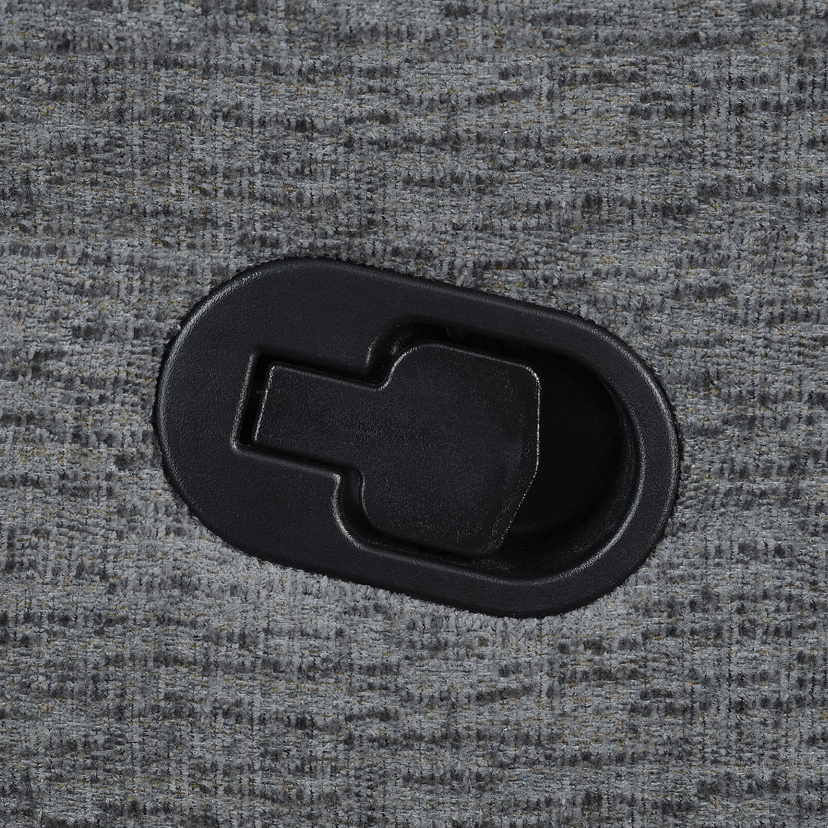 Bahrain Upholstered Glider Recliner Charcoal