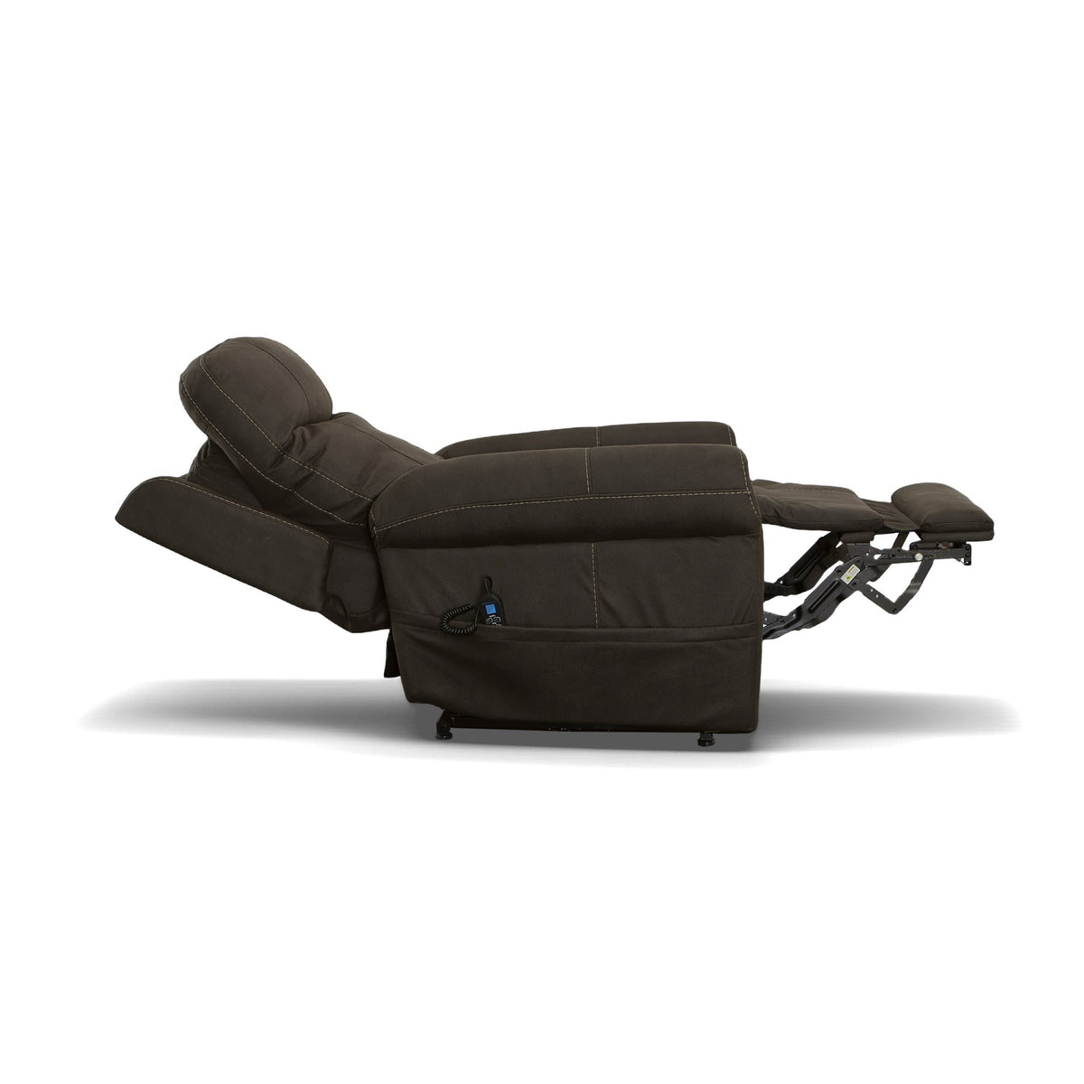 Flexsteel Jenkins Power Lift Recliner with Right-Hand Control & Power Headrest