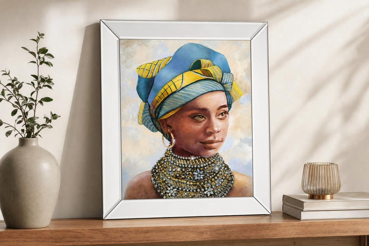 Soulful Beauty I By Donna Brooks - Light Blue