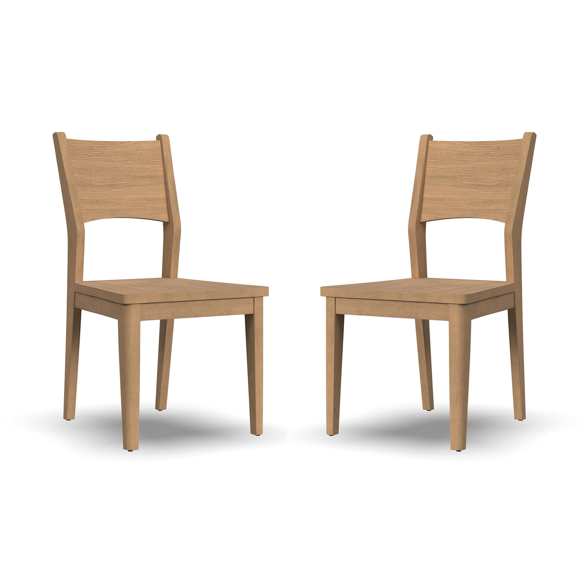 Flexsteel Normandy Pair of Wood Dining Chairs