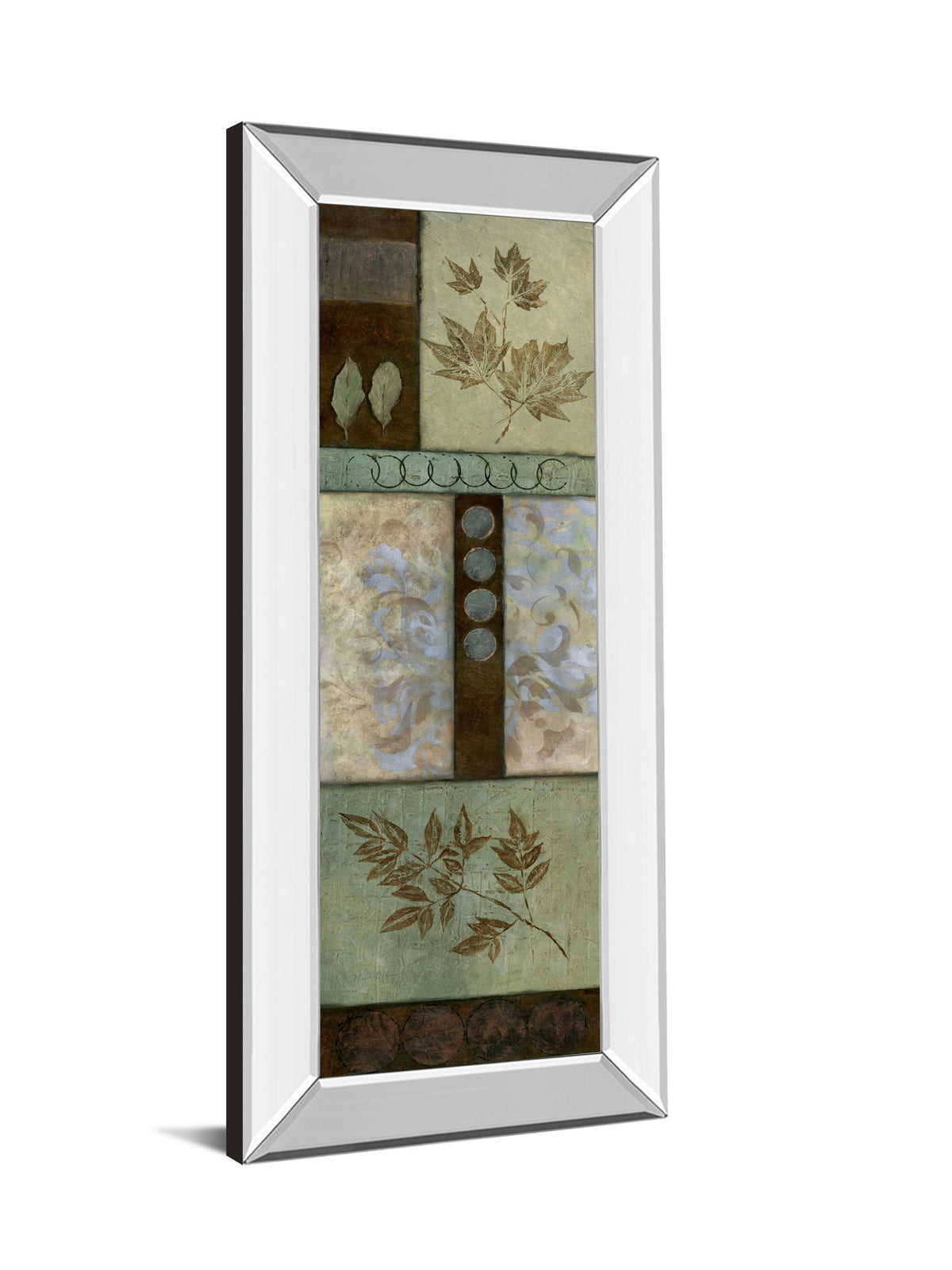 Spring Morning I By Norm Olson - Mirror Framed Print Wall Art - Beige