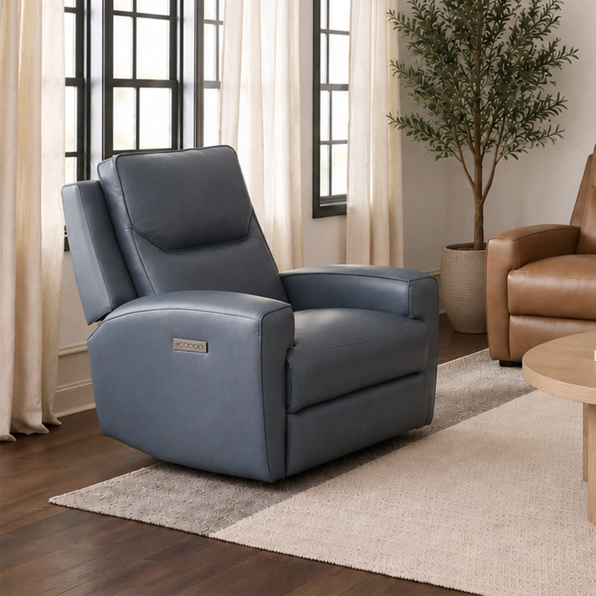 Flexsteel Argo Power Recliner w/ Power Headrest & Lumbar