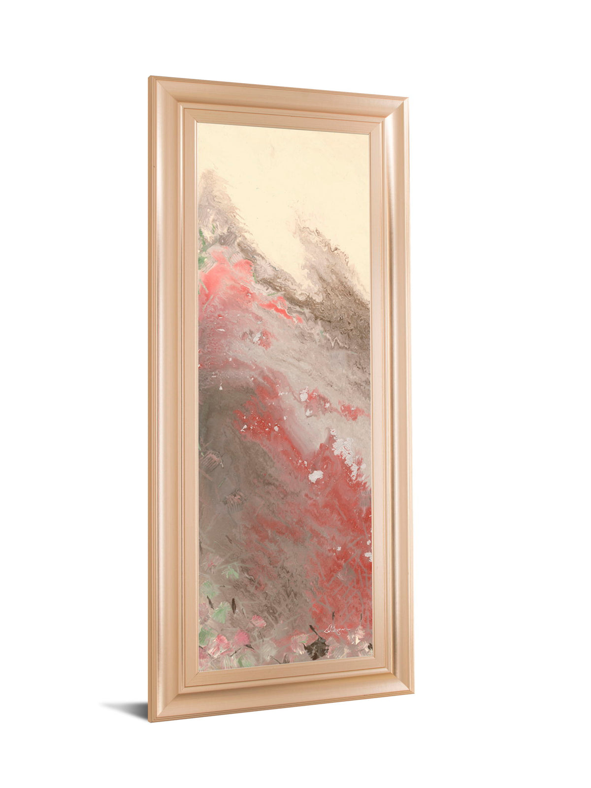 Sang Froid I By Dlynn Roll - Framed Print Wall Art - Beige