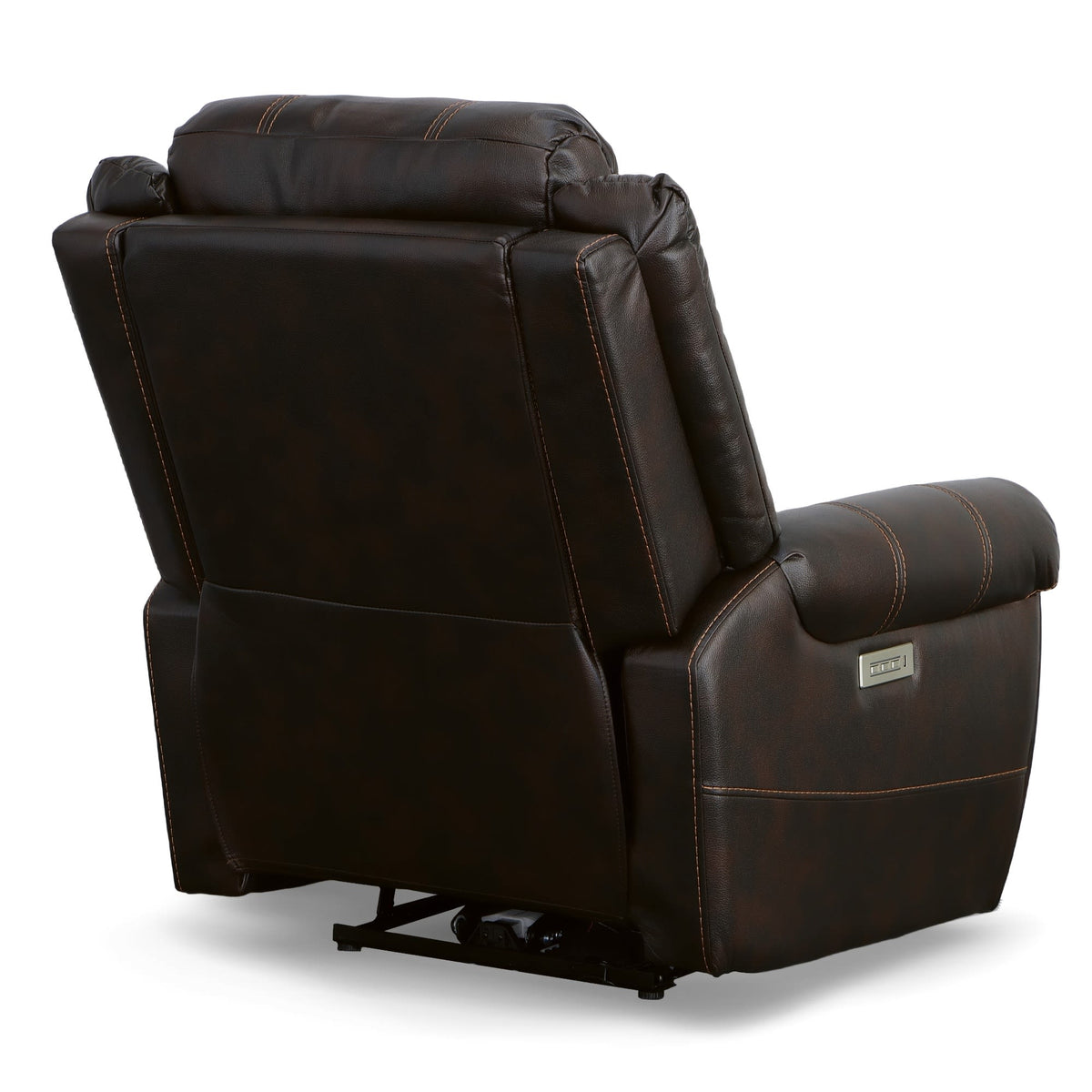 Flexsteel Oscar Power Recliner with Power Headrest & Lumbar