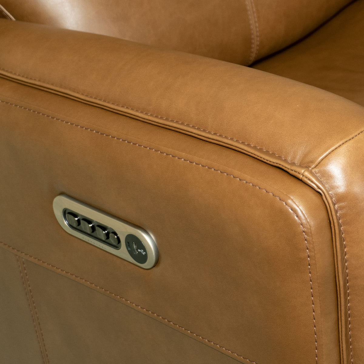 Flexsteel Alister Power Gliding Recliner with Power Headrest and Lumbar