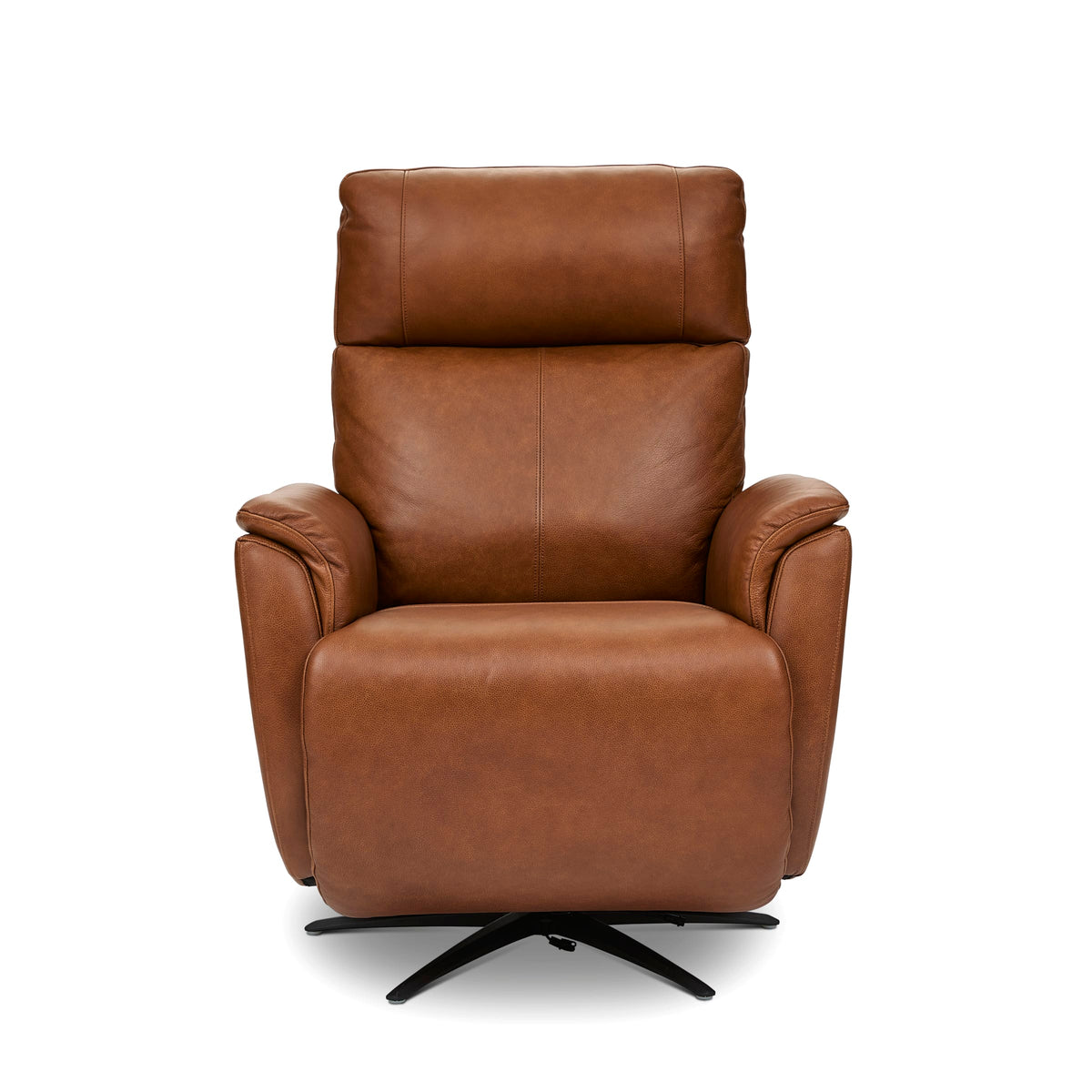 Flexsteel Cove Power Swivel Recliner with Power Headrest, Lumbar, Heat, & Massage