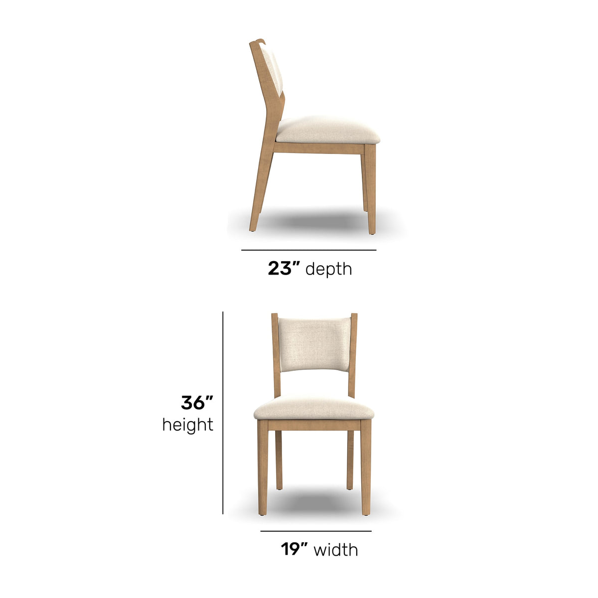 Flexsteel Normandy Pair of Upholstered Dining Chairs