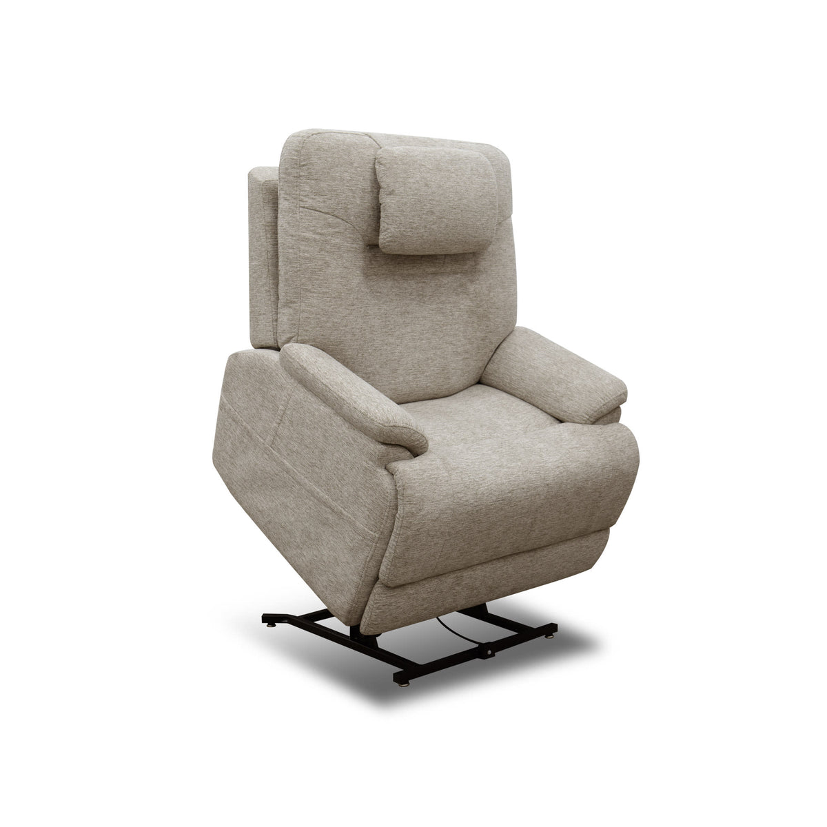 Flexsteel Zecliner Model 2+ Power Lift Sleep Recliner with Power Headrest, Lumbar, Heat & Massage