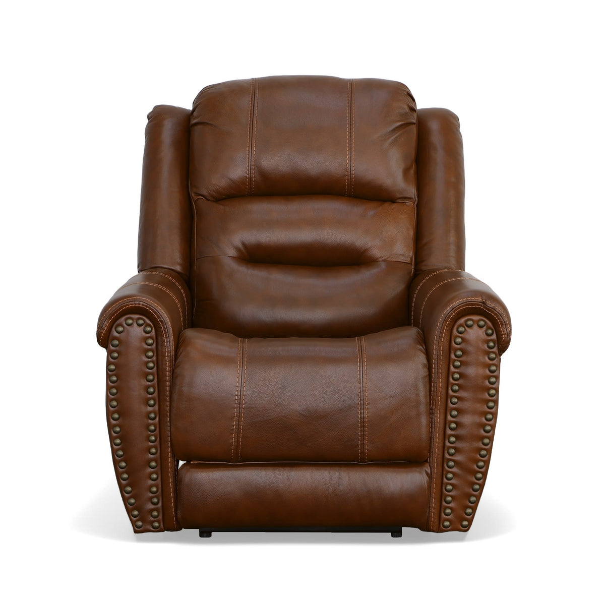 Flexsteel Oscar Power Recliner with Power Headrest & Lumbar