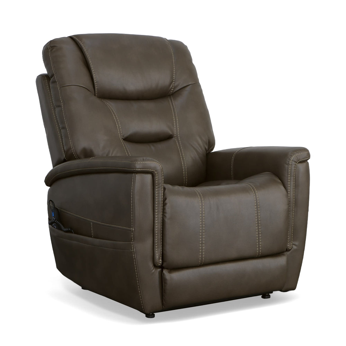 Flexsteel Shaw Power Lift Recliner with Power Headrest & Lumbar