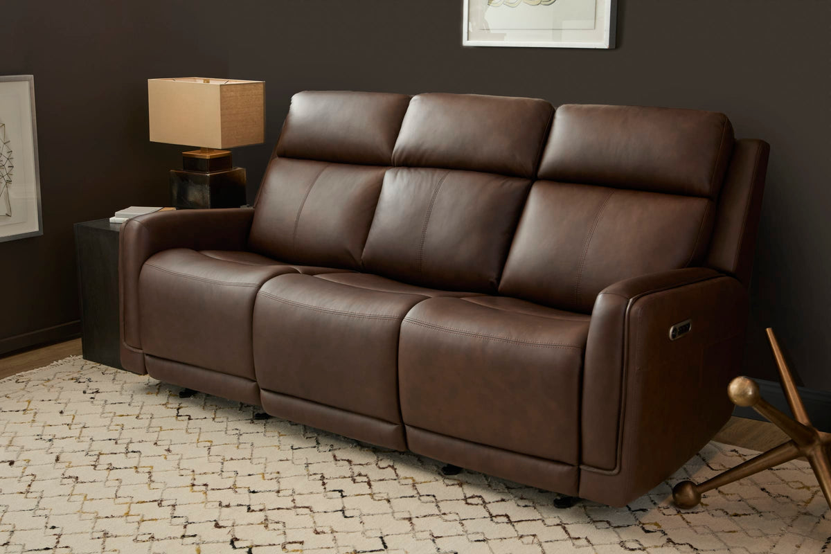 Flexsteel Alister Power Gliding Sofa with Power Headrests & Lumbar