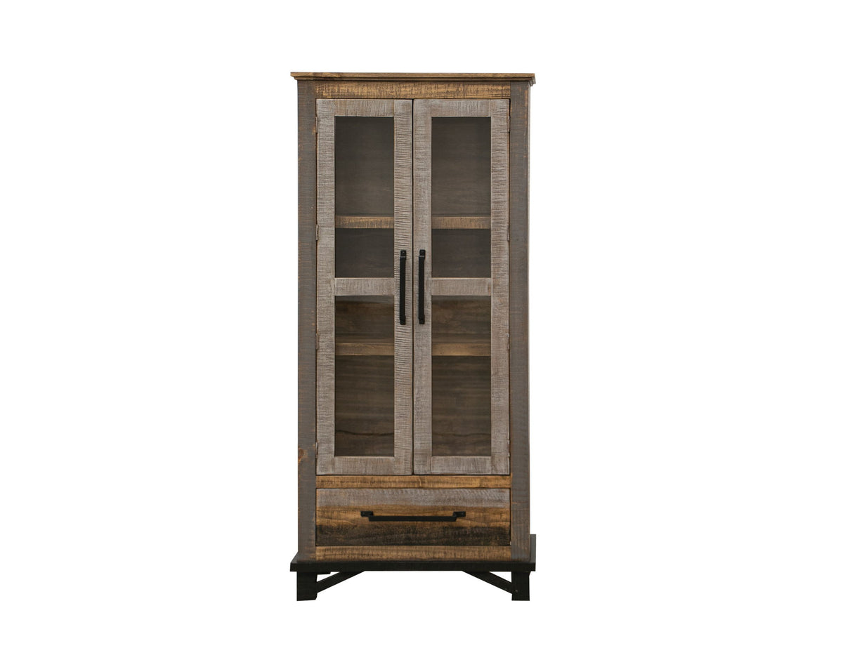 Loft - Cabinet - Two Tone Gray / Brown