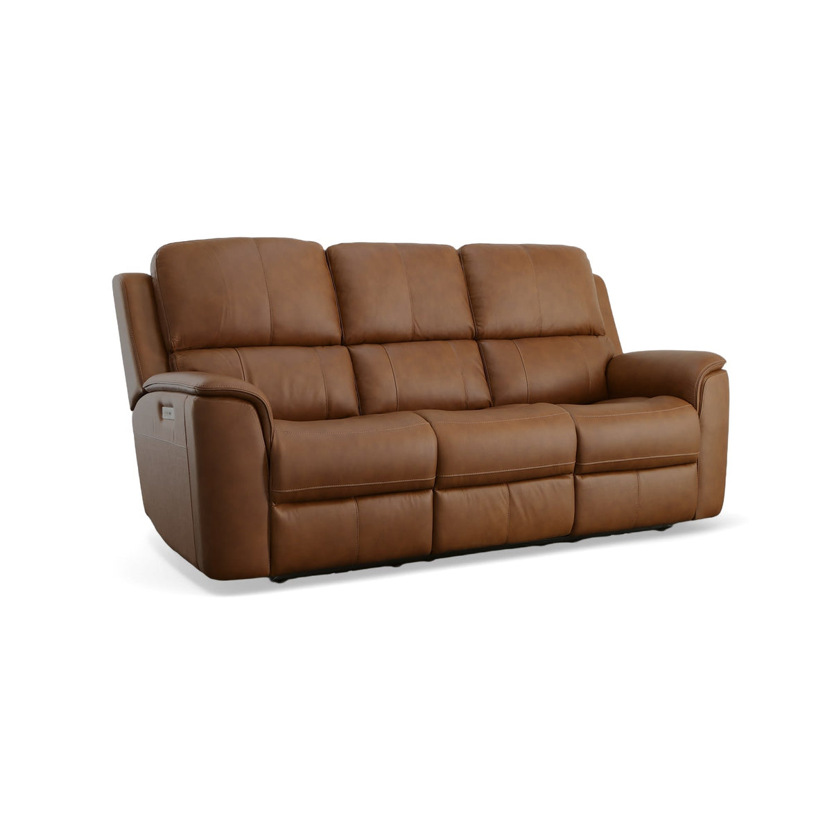 Flexsteel Henry Power Reclining Sofa with Power Headrests & Lumbar